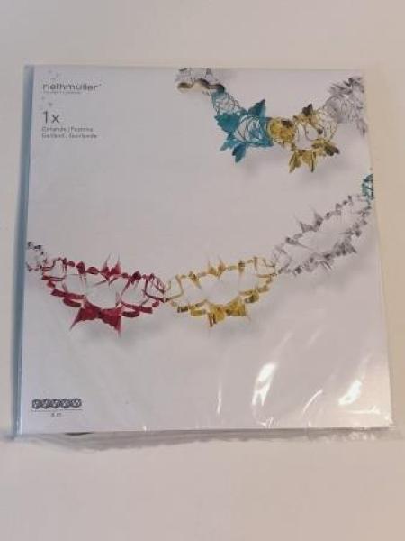 Folien Girlande sort.