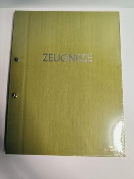 Zeugnismappe A4 apfelgrün