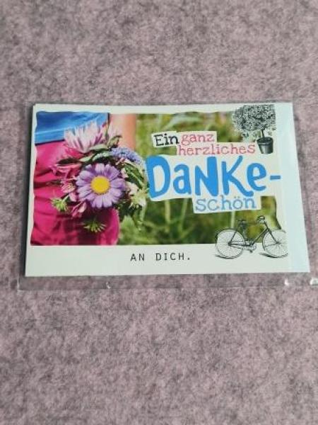 Minikarte Klappkarte