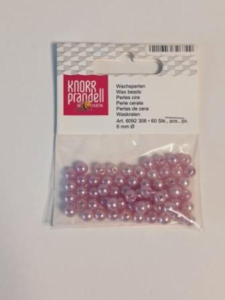 Wachsperle 6mm violett 60er