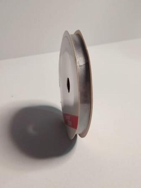 Satinband 10 mm / 10 m silber10m/ 1Stk