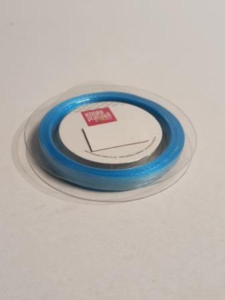 Satinband 3mm 10m blautürkis  Stk