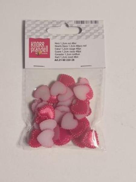 Herz 1,2cm rot 48er