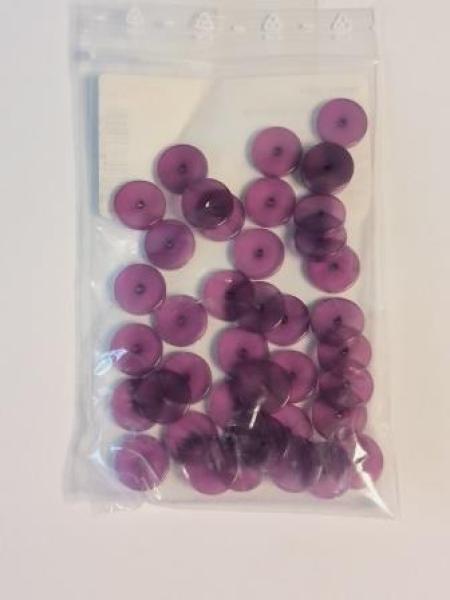 Polarisscheibe glänzend lila 14 mm  40 St/Pg