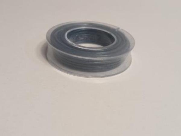 Lederriemen blau 2 mm  5 m