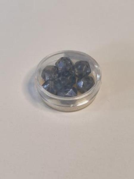 Mattperle Halbmond 10mm 23er fuchsia