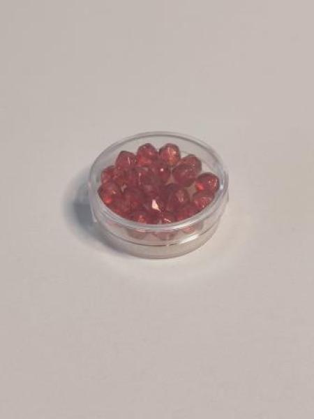 SchliffperleAntique 7mm 20er rot