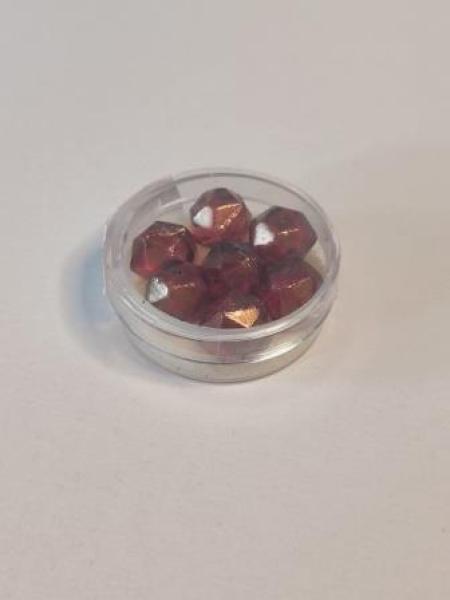 SchliffperleAntique12mm 7er orange