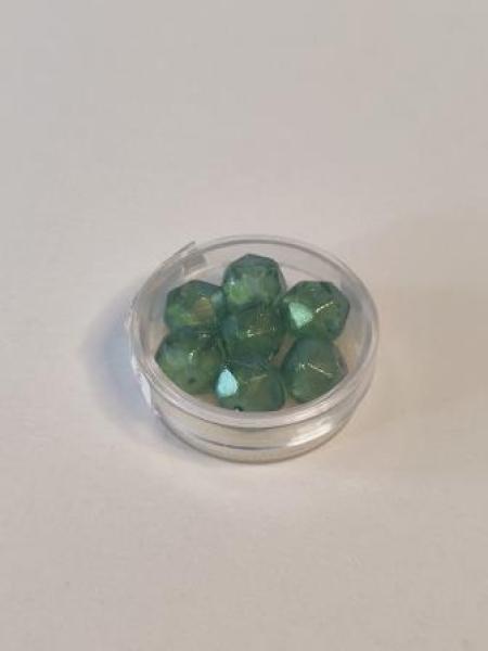 SchliffperleAntique12mm 7er grün