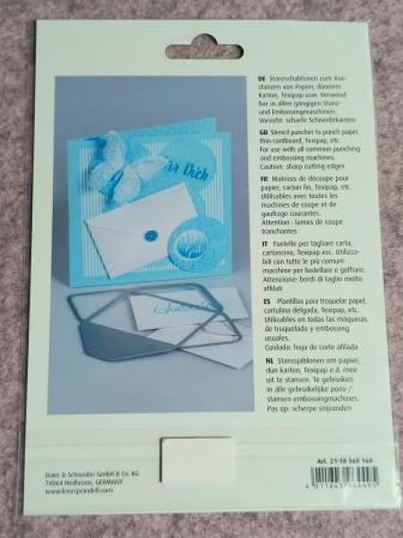Stanzschablone Mini Briefumschlag