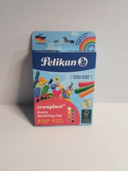 Kinderknete 8ST Creaplast sortiert