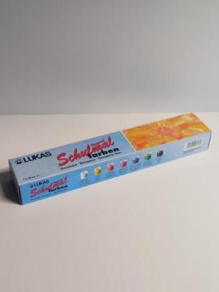 Schulmalfarbe 18ml  7Farben