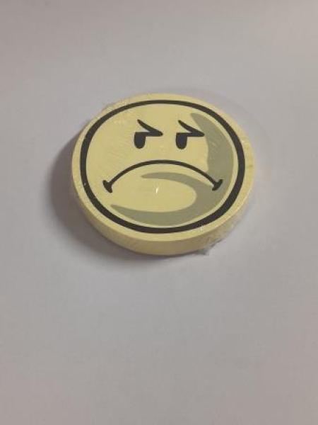 Kommunikationskarte Smilie negativ 100 mm 100 Stück