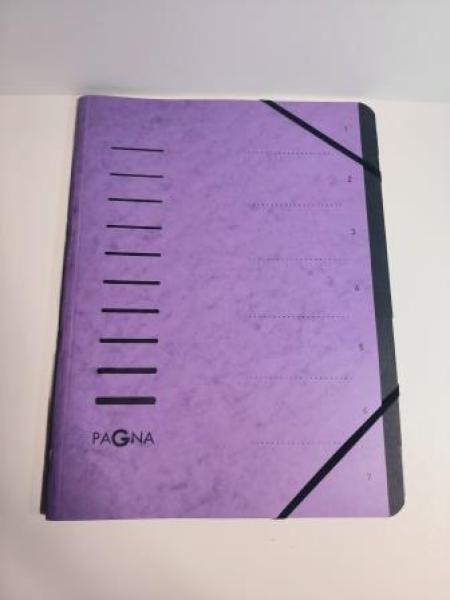 PAGNA Ordnungsmappe Sorting File, 7 Fächer, violett (64005810)