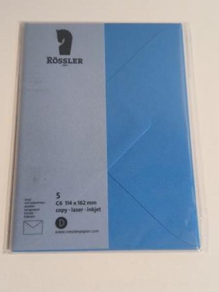 Briefhülle C6 SF stahlblau