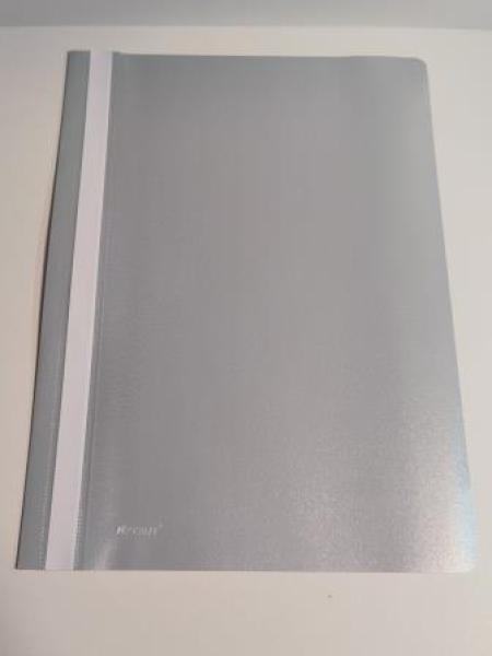 Büroring Schnellhefter, A4, grau PP-Folie, genarbter Deckel
