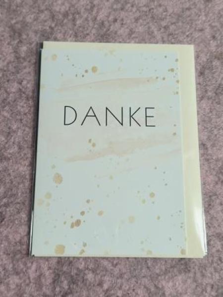 Dankeskarte MIDI Hintergrund mit Punkten