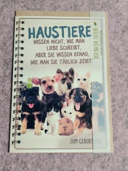 Kurt Eulzer Glückwunschkarte Geburtstag Tiere