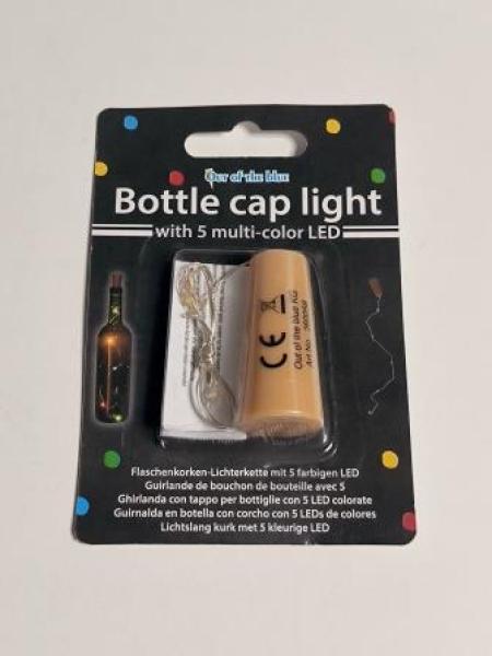 Korken Lichterkette LED bunt,ca. 48cm