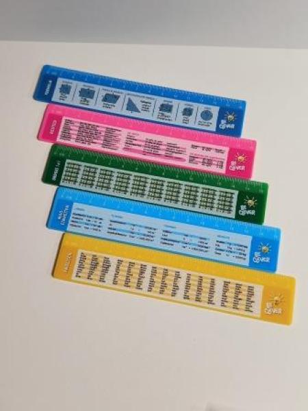 Lineal 15 cm Relax & Be Clever Spicker 6-fach sort.