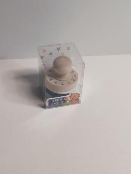 Stempel Lernuhr mit Stempelkissen