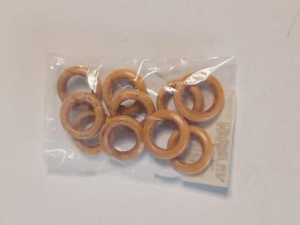 Trendy Dekoteile Holzringe natur 25 mm 10Stk/Bt