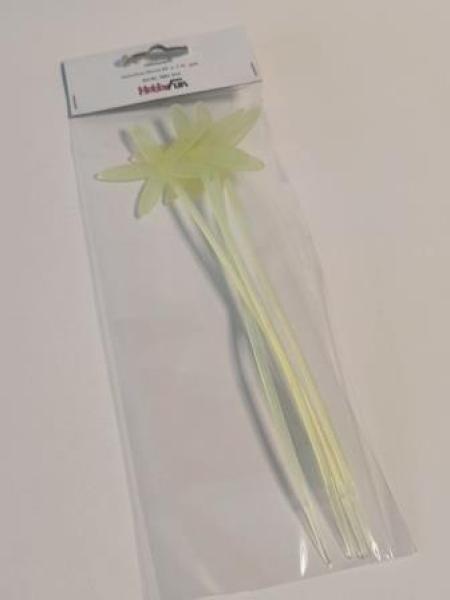 Verschluß Blume Btl 4 Stk gelb