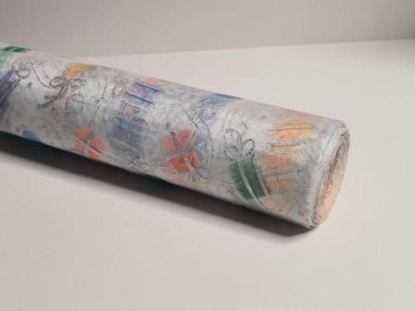 CREApop® Dekostoff 29 cm x 15 m, Organza-Geschenkpäckchen  ldm
