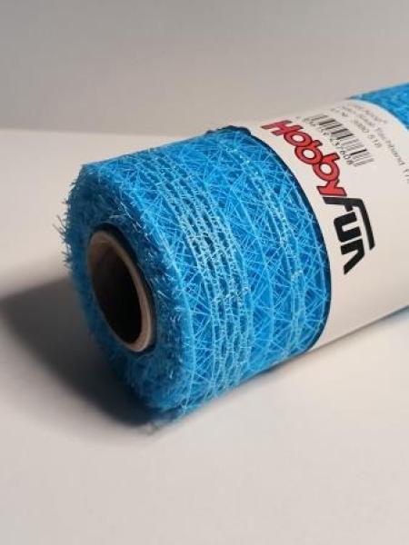Deko Sisal Tischband 17 cm / 15 m hellblau   ldm