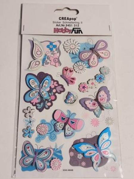 CREApop® Sticker Schmetterling II