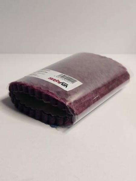 Wellenvlies 14 cm / 15 m bordeaux   ldm