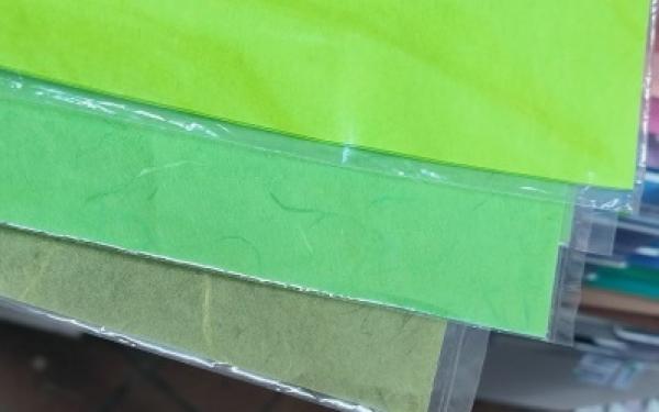 STYLO Strohseide 25 g/m², 50 x 70 cm, moosgrün