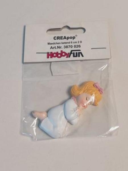 CREApop® Mädchen betend, 6 cm, 2D