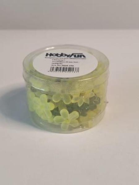 CREApop® Acrylblüten 20 mm sort., apfelgrün