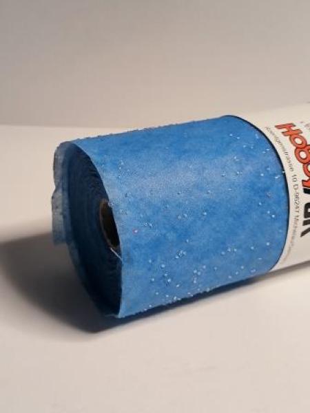 CREApop® Brilliant-Papiervlies royalblau/silber, 25 cm x 15 m  ldm