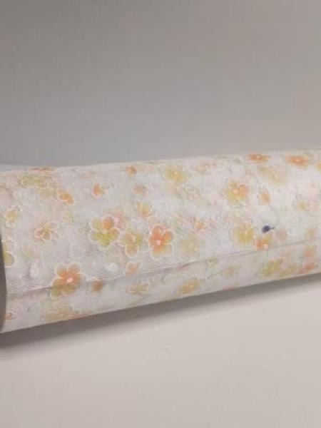 CREApop® Dekostoff 29 cm x 15 m, Blumenwiese, gelb/orange  ldm