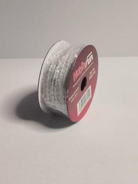 Glasperlenborte weiß 30 m   ldm