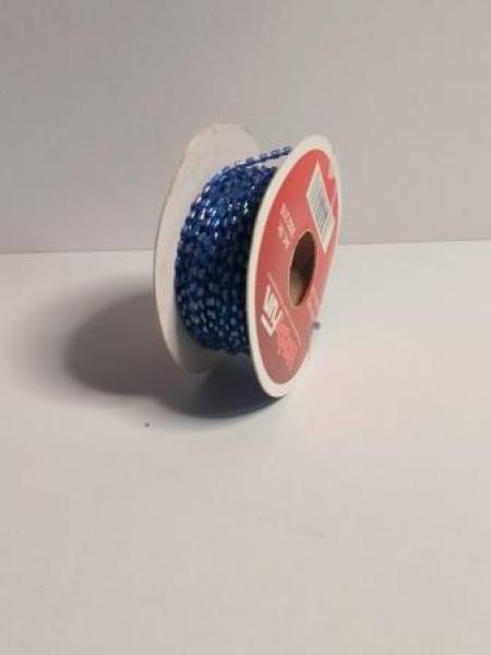 Glasperlenborte dunkelblau 30 m   ldm