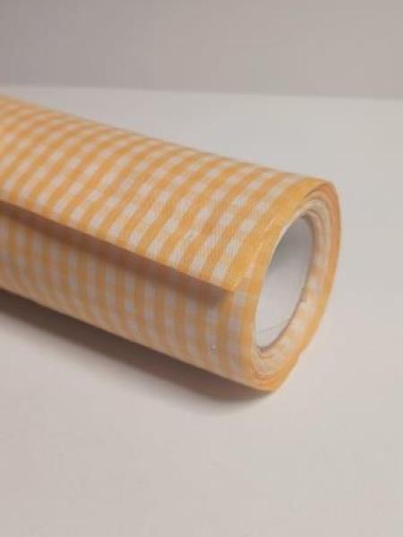 CREApop® Karo-Tischband 20 cm x 10 m, orange  ldm