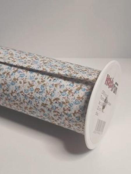 CREApop® Tischband Blümchen, 20 cm x 10 m, blau  ldm