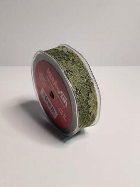 Crea-Pop Tüllspitze 25mm a`20m olive  ldm