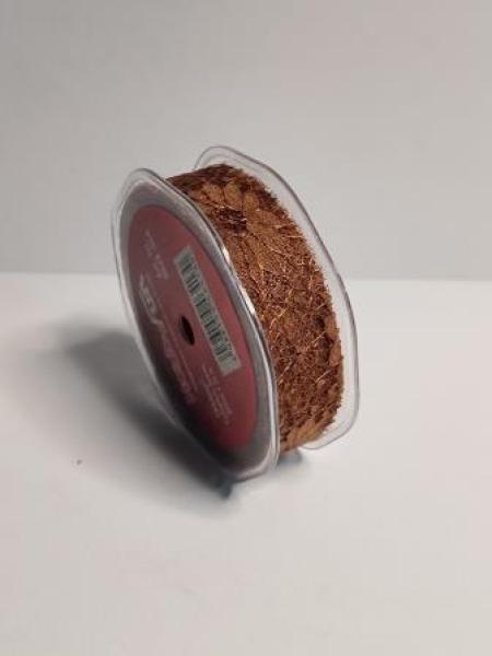 Crea-Pop Tüllspitze 25mm a`20m braun  ldm