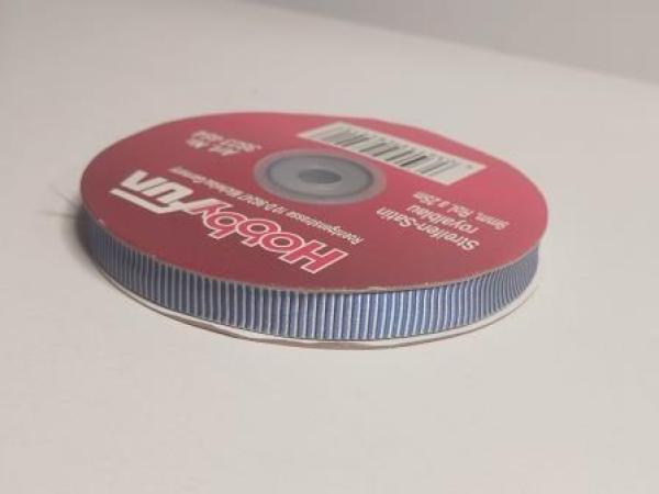 Streifen-Satin royalblau   9mm / 25 m   ldm
