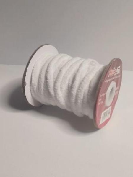 Flauschband 10 m  weis   ldm
