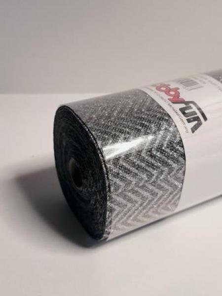 Dekostoff Leinen-optik Fashion, 15 cm x 10 m, dunkelgrau   ldm