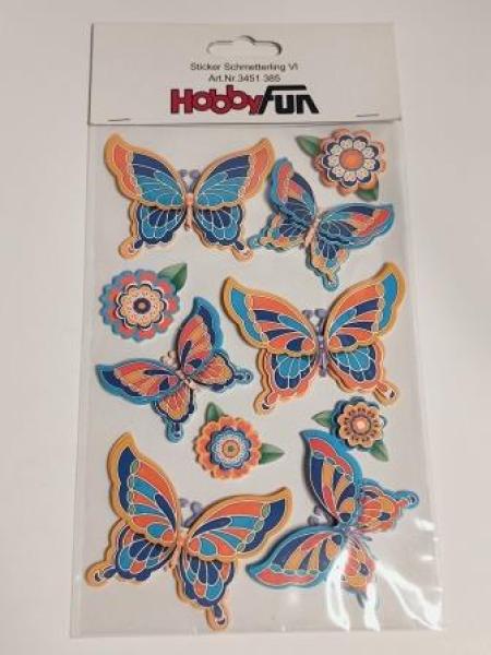Sticker Schmetterling VI