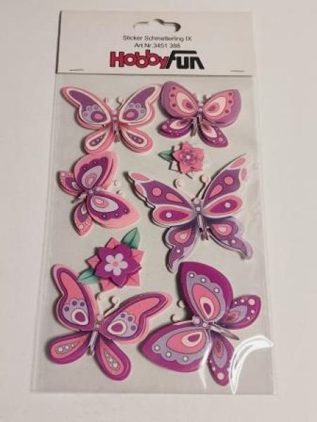 Sticker Schmetterling IX