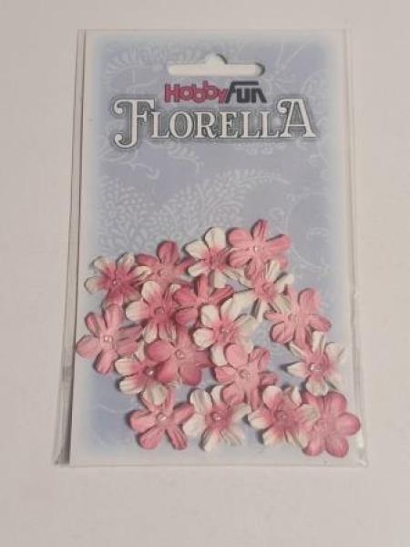 FLORELLA-Blüten aus Maulbeer-Papier 2 cm, hortensie, Btl. à 20 St.