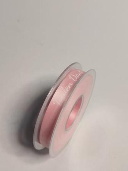 Band "Vielen Dank", 15 mm, rosé/weiss, Rol. à 20 m  ldm