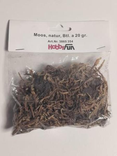 Moos, natur, Btl. à 20 gr.